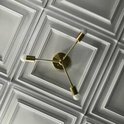 Atlas Modern 3 Light Sputnik Mid Century Industrial Chandelier - thumbnail 3