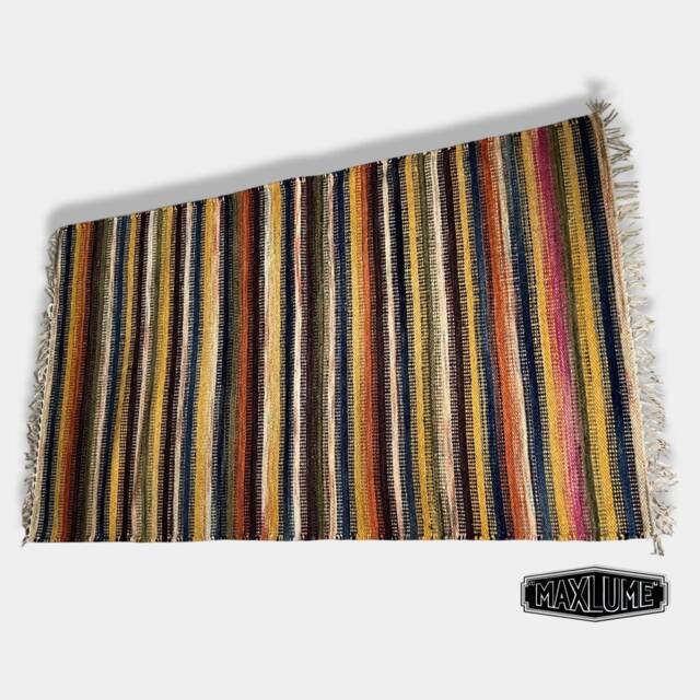 Hand Knotted Reversible Flat Weave Pure Wool Colourful Kilim Woollen Rug 3Ft X 5Ft - image 1