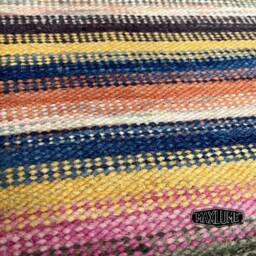 Hand Knotted Reversible Flat Weave Pure Wool Colourful Kilim Woollen Rug 3Ft X 5Ft - thumbnail 3