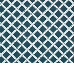New 18x18 Inch Designer Handmade Pillow Case in Bamboo Pattern, Thai Blue On White