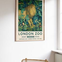 William Morris Print, London Zoo Poster, Vintage Wall Art, Floral A1/A2/A3/A4 - thumbnail 3