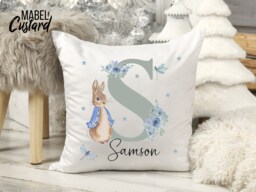 Boys Personalised Cushion - Bedroom Decor Son Grandson Godson Christening Birthday Christmas Gift - thumbnail 1
