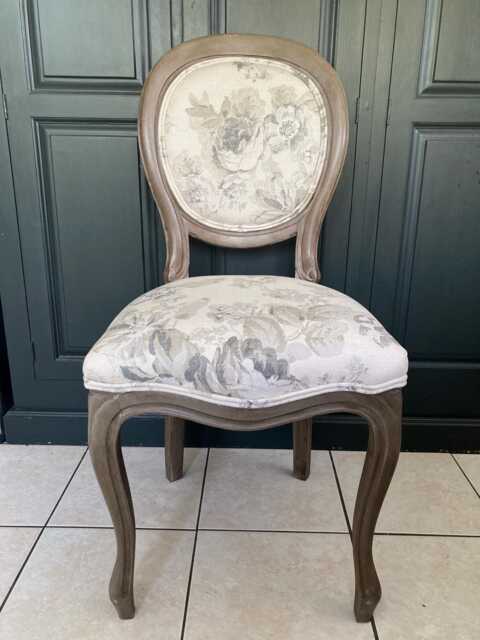 French Style Bedroom Or Dining Chair Floral Art Of The Loom Designer Fabric - image 1