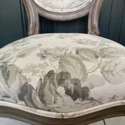 French Style Bedroom Or Dining Chair Floral Art Of The Loom Designer Fabric - thumbnail 3