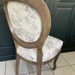 French Style Bedroom Or Dining Chair Floral Art Of The Loom Designer Fabric - thumbnail 2