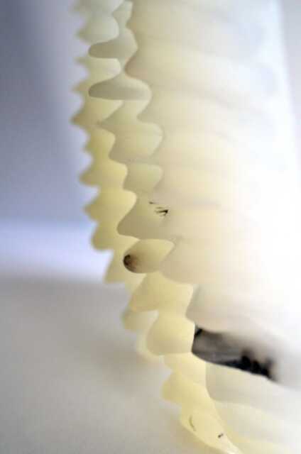 Waves Cast Glass Sculpture - image 1