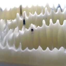 Waves Cast Glass Sculpture - thumbnail 3