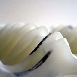 Waves Cast Glass Sculpture - thumbnail 2