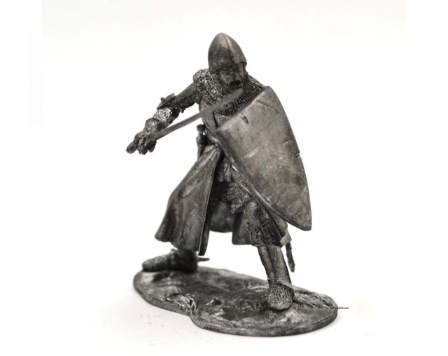 Tin 54mm Italian Knight 13Th Century Metal Castings Miniature - image 1