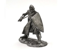 Tin 54mm Italian Knight 13Th Century Metal Castings Miniature - thumbnail 1