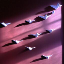 "Wall Art ""Flock Of Birds" - thumbnail 3