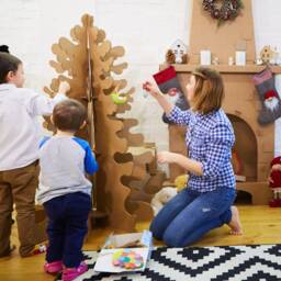 3D Christmas Tree Svg - 70 Inch Nordic Design Laser Cut Dxf Ai PDF Crd Eps - thumbnail 3