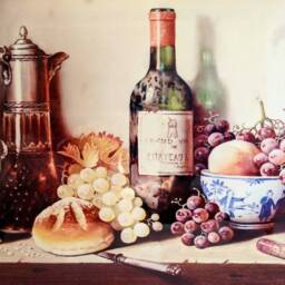 "Wine Ceramic Wall Art Tile, 8"" By 12" - thumbnail 2