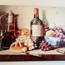 "Wine Ceramic Wall Art Tile, 8"" By 12" - thumbnail 3