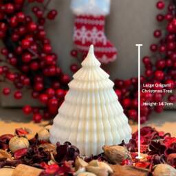 Christmas Tree Candles - Candle Gift Table Decor Stocking Soy Wax Holiday Season - thumbnail 3