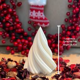 Christmas Tree Candles - Candle Gift Table Decor Stocking Soy Wax Holiday Season - thumbnail 2