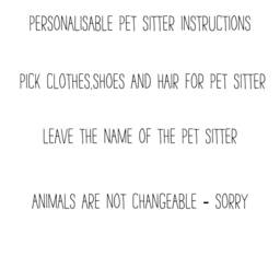 Pet Sitter Definition Print, Print Gift For Your Sitter, Personalised Thank You - thumbnail 2