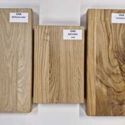 Trio-2 = 1Pcs Stool Solid Wood Oak End Grain Top - thumbnail 4