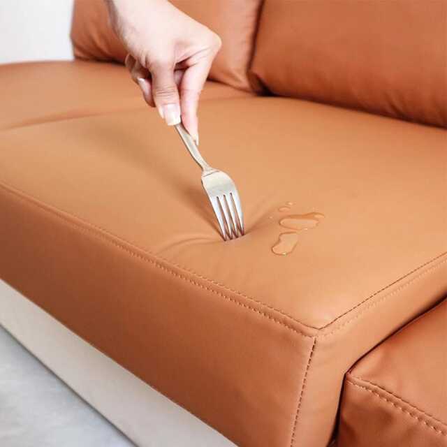 600+ Colors, Sofa Cushion Cover, Back Leathaire Bench Cushion Anti-Scratch, Water Proof Cover - image 1
