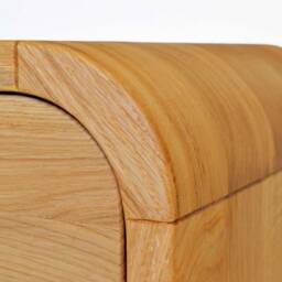 Bedside Table With A Soft Closing Drawer & Shelf, Nightstand, Side Table, End Table Solid Oak Sofa Bedside, Handmade Furniture - thumbnail 4