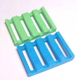 Couple Soap Dishes 3D Printed, One For Her, Him, Custom Dishes, Drain Soap Trays, Holders, Savers, Eco