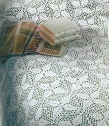 Crochet Bedspread-Throw-Blanket Size Approx 175 cm - 70 Inches Square Dreamtime - thumbnail 1