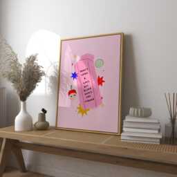 Hand Drawn Money Blind Box Art Print, Trendy Retro Illustration - thumbnail 1