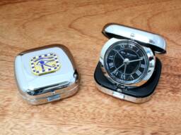Egyptians Flip Up Alarm Clock Portable Quartz Movement Cat Pharaoh Eye Birthday Gift Ac