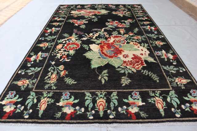 7x10 Ft Afghan Kazak Pictorial Rug - Brand New Luxury Rug Medallion Geometric Area Carpet For Living Room - image 1