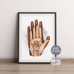 Angel Baby Loss Keepsake Print Family Memorial Art - thumbnail 3