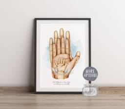 Angel Baby Loss Keepsake Print Family Memorial Art - thumbnail 1