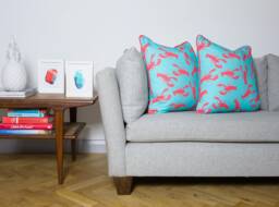 Lobster Pattern Cushion - thumbnail 1