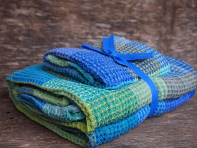 Special Offer - Set Of Linen Bath Towels, Eco Towel, Gift - image 1
