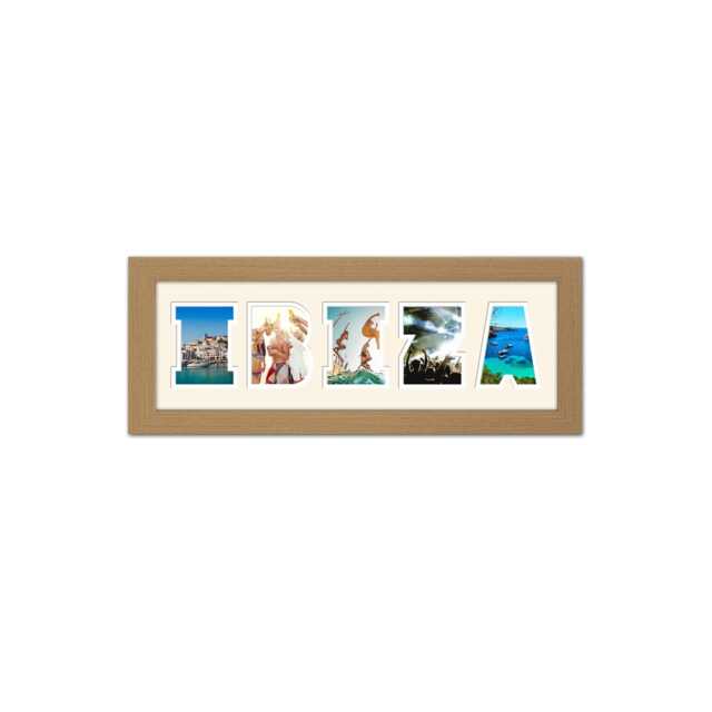 Ibiza Photo Frame Holiday Word Name Gift 1261 By Photos in A Word - image 1