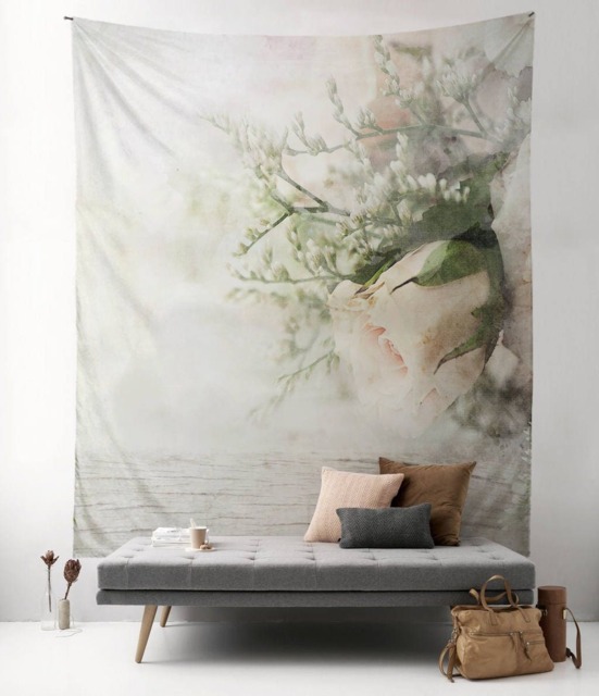 Classic Rose - Wall Tapestry Tapestry Hangings Wanderlust Bohemian Home Decor Dorm T#60 - image 1