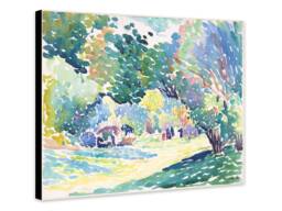 Landscape By Henri-Edmond Cross - 1904 - Wrapped Framed Canvas Rolled Photo/Poster Print - thumbnail 1
