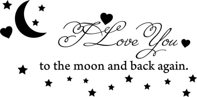 I Love You To Moon Printable Wall Art