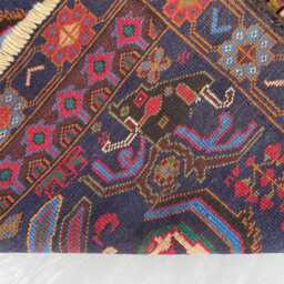 2x4 Afghan Wool Rug - Hand-Knotted Tribal Accent With Red & Green Geometric Design, Veg Dyed, Ideal For Living Room, Bedroom, Kids Room - thumbnail 4