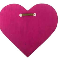 Mosaic Beaded Heart Wall Art Handmade Glass Bead Decor - thumbnail 2