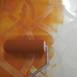 Wallpaper Stencil Iron Gate - Design For Diy Wall Decor - thumbnail 3