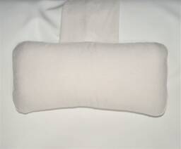 Ivory Cream Upholstery Fabric Hanging Armchair Sofa Headrest Bolster Cushion With Inner Pad - thumbnail 1