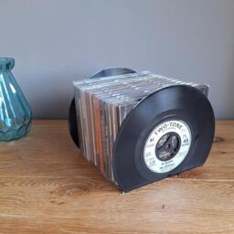 2-Tone Vinyl Record Bookends - Pair, Specials, Madness, Selecter, Beat, Bad Manners, Ska - Real Original 7 - thumbnail 1