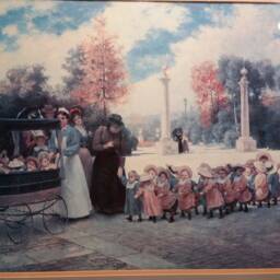 "Timoleon Marie Lobrichonprint ""Promenade Des Enfants" - thumbnail 3