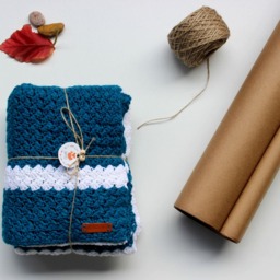 Textured Crochet Baby Blanket Pattern, Easy Beginner PDF, Modern Striped Afghan, Diy Shower Gift, Chunky Stitch - thumbnail 3