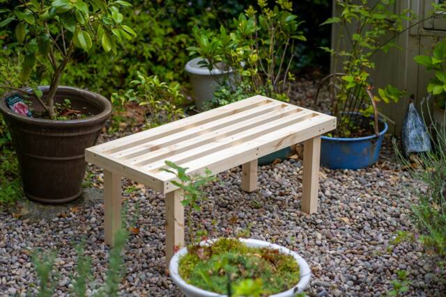 Wooden Garden Bench 900mm - Joiner Made Outdoor - image 1