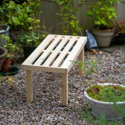 Wooden Garden Bench 900mm - Joiner Made Outdoor - thumbnail 3