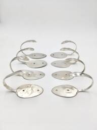 Silver Spoon Curtain Tie Back Hooks 1 Or Set Of 2 4 6 8 10 12 14 16 18 20 Vintage Reclaimed Silverware