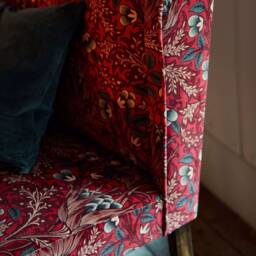 Morris & Co Artichoke Velvet Door Curtain - thumbnail 3