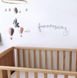 Wire Name Sign Of Your Choice Handmade in France. Personalized Gift - thumbnail 1