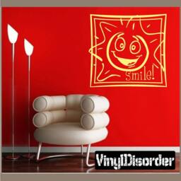 Smile - Vinyl Wall Decal Quotes Sticker Hj023Smileviet - thumbnail 1